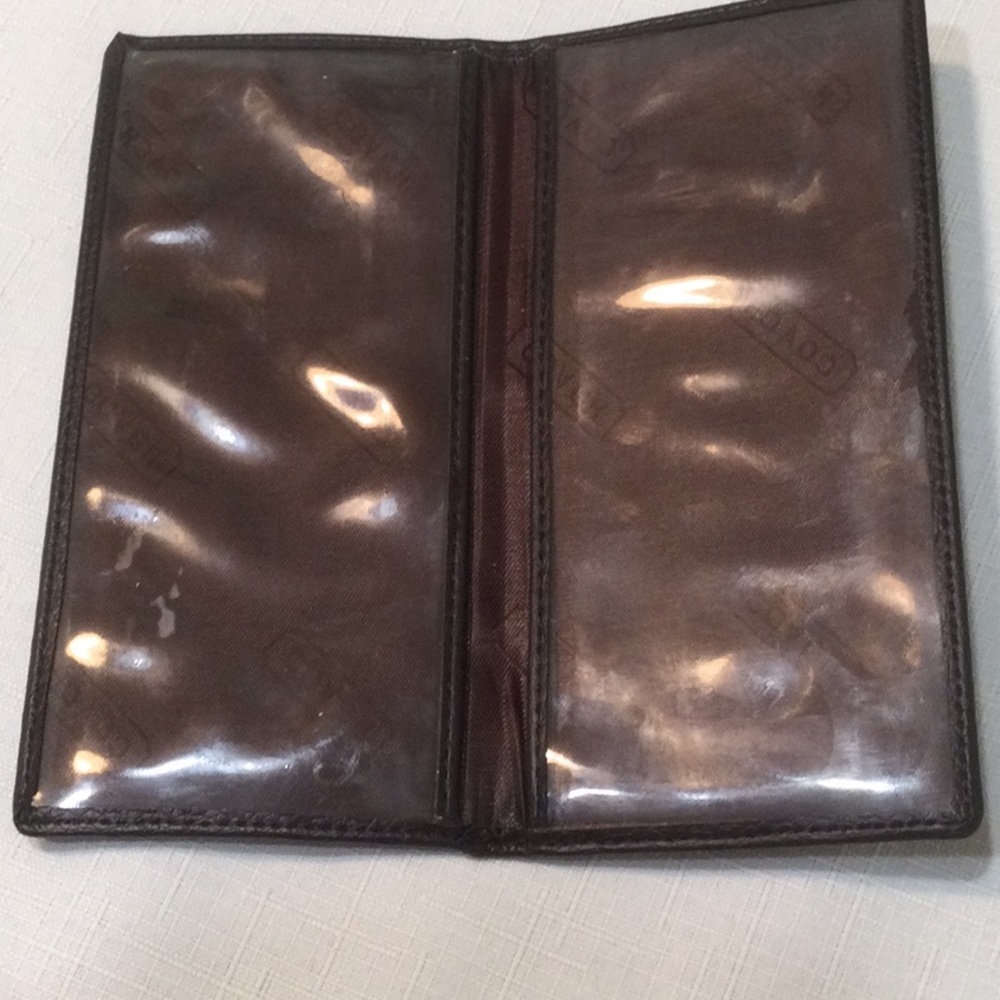 Coach Traditional Pattern Wallet/Checkbook Cover - Picture 4 of 7